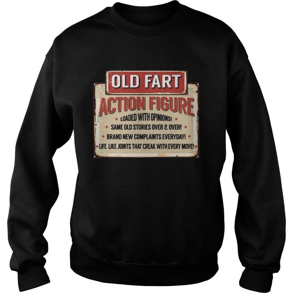 Old Fart Action Figure For Old Man Club Shirt